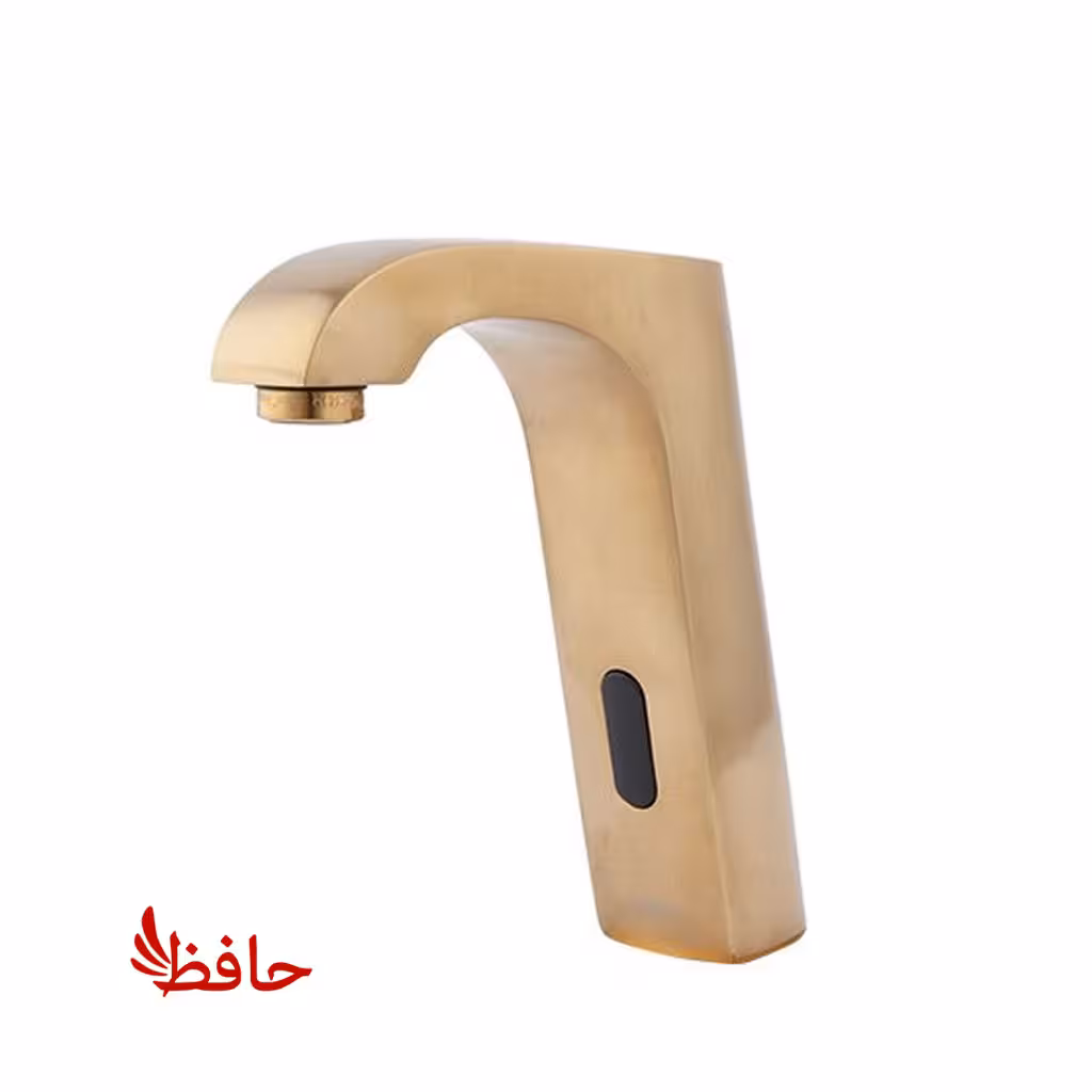 شیر روشویی چشمی راسان مدل تیامون طلایی مات