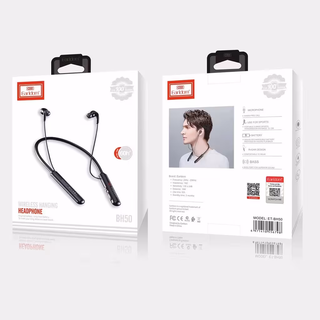 هندزفری بلوتوث پشت گردنی EARLDOM BH50