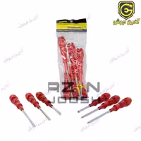 ست پیچ گوشتی ضربه خور 6 پارچه