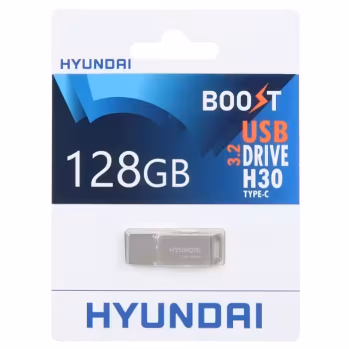 فلش مموری هیوندای مدل  Boost H30 USB 3.2 Type-C ظرفیت 128 گیگابایت