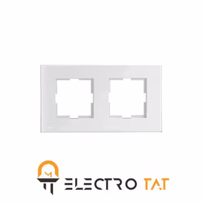 کادر دو خانه کلید پریز نستک سری REFINE