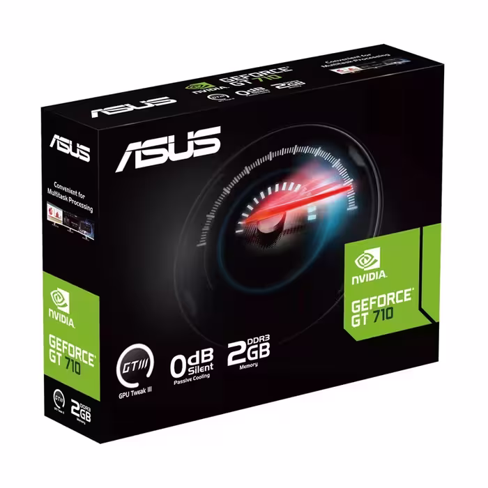کارت گرافیک ایسوس GT 710 ظرفیت 2 گیگابایت DDR3