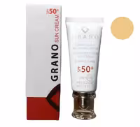 کرم ضد آفتاب رنگی بژ تیره SPF50 گرانو Grano