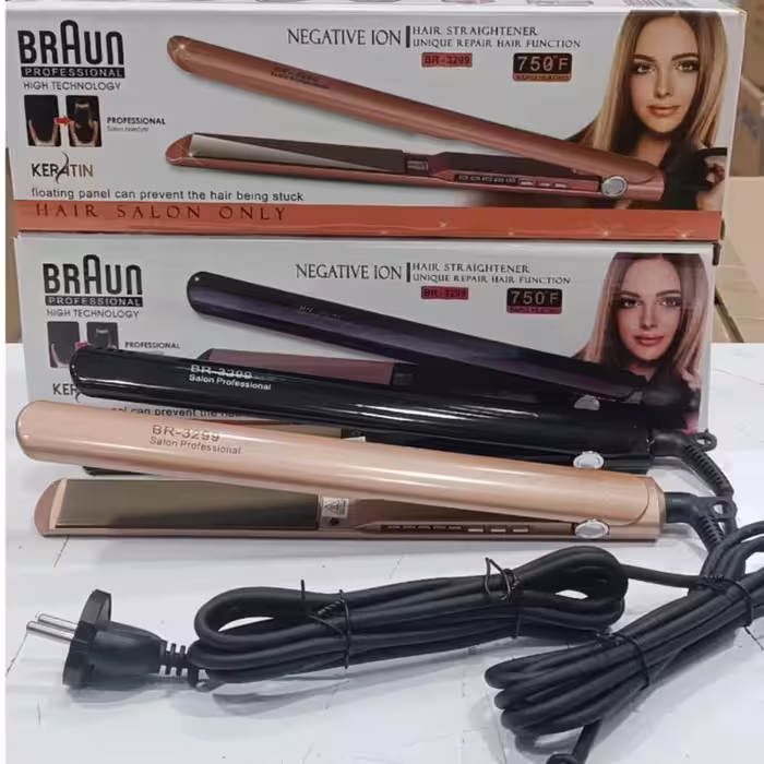 اتومو براوان مدل 3299 کراتینه دیجیتالی حرفه ای.