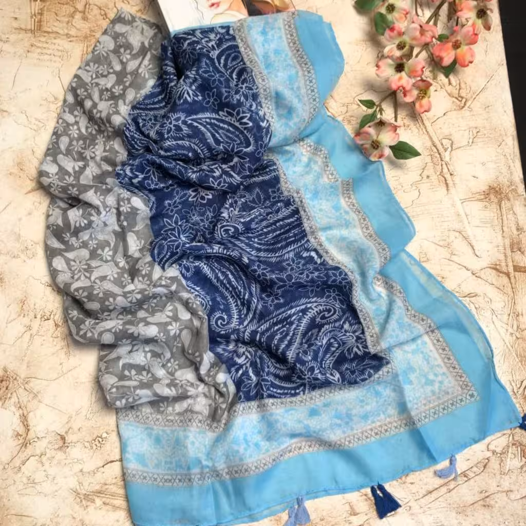 روسری نخی طرح
