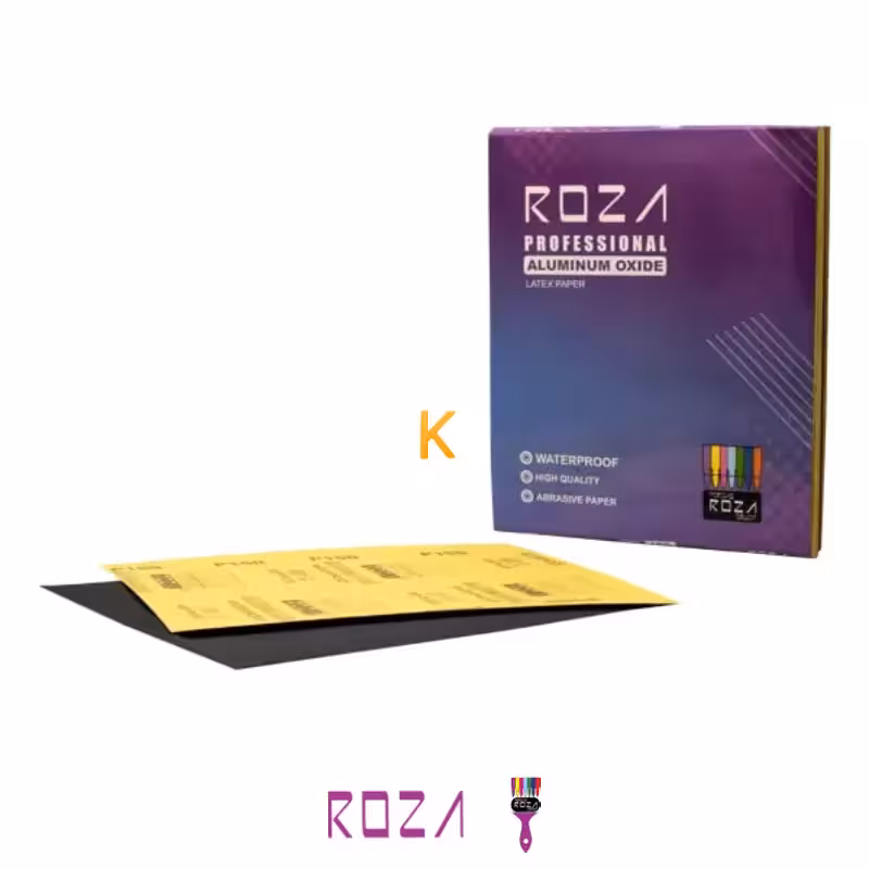 کاغذ سنباده پوساب پشت زرد روزا