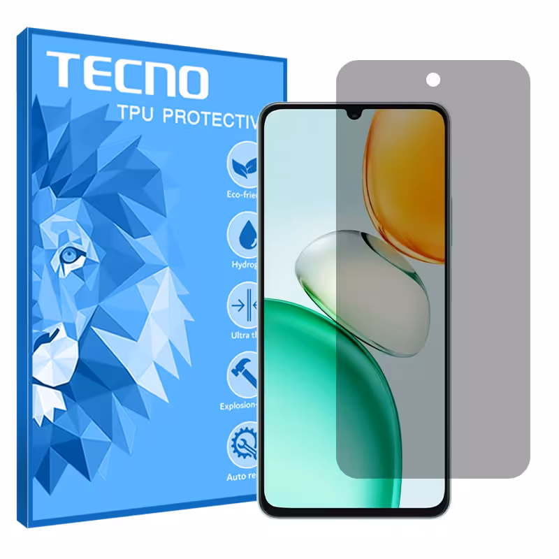 گلس آنر Play10 مدل هیدروژلی پرایوسی برند تکنو کد S