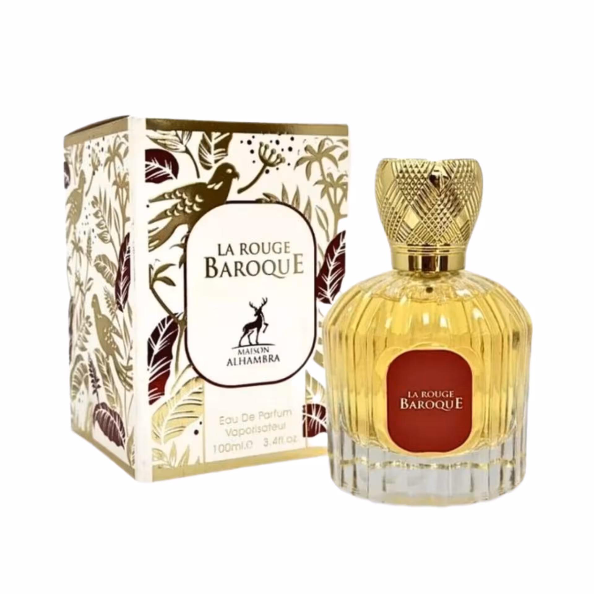 ادکلن زنانه مردانه الحمبرا مدل باکارات رژ سفید حجم 100 میل