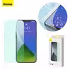 پک 2 تایی محافظ صفحه شیشه ای ضد اشعه بیسوس Baseus SGAPIPH54N-LP02 Apple iPhone 12 Mini Green Glass