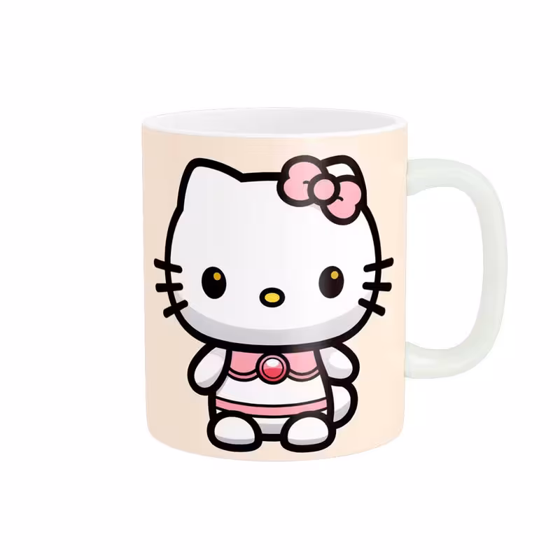 ماگ پاد آفرین طرح کارتون هلو کیتی hello kitty کد 3161