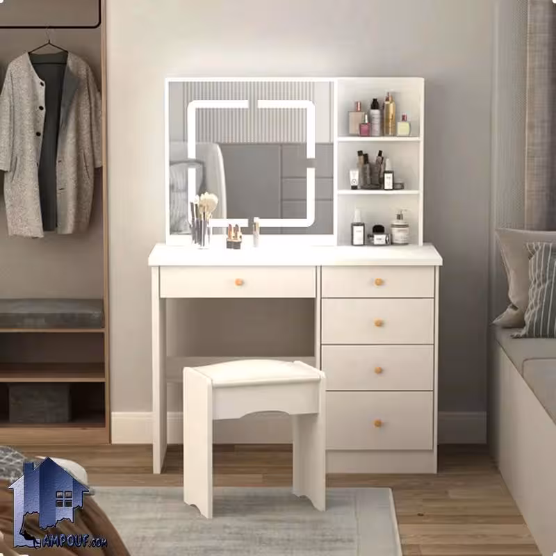 میز آرایش لامپ دار DJ644