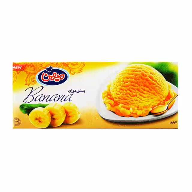بستنی موزی میهن 1000 میلی لیتری