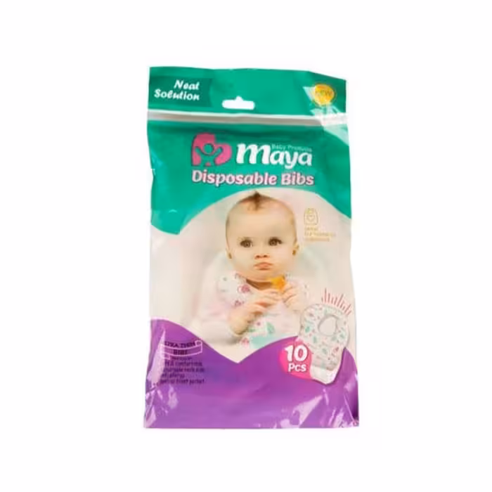 پیشبند یکبار مصرف نوزاد مایا Maya بسته 10 عددی
