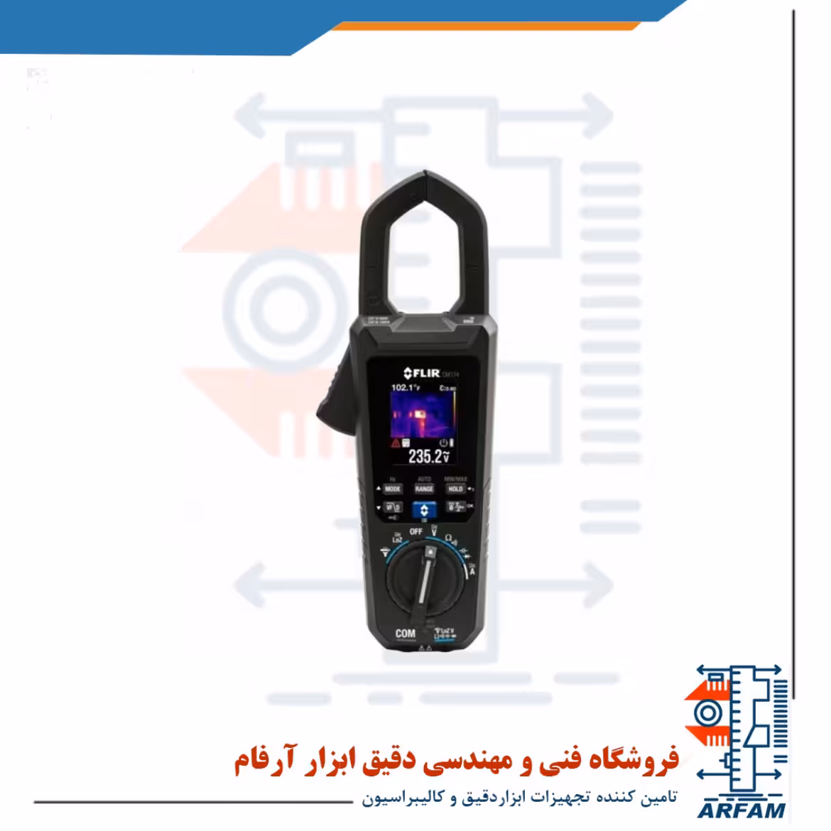کلمپ آمپرمتر دارای دوربین حرارتی فلیر مدل CM174