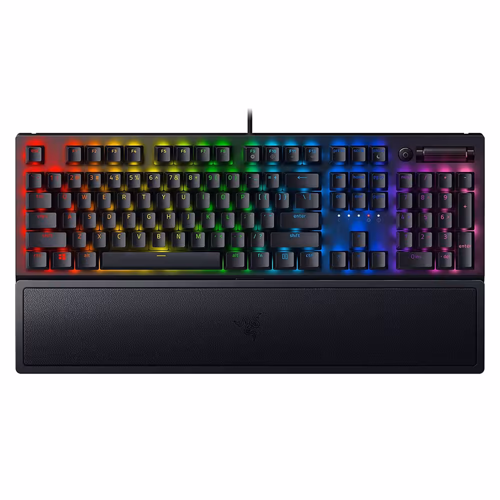 کیبورد مکانیکال گیمینگ ریزر RAZER BlackWidow V3 TKL Green Switch