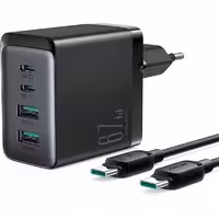 آداپتور شارژ 4 پورت 67 وات با کابل جویروم JOYROOM JR-TCG02 GaN Ultra 67W