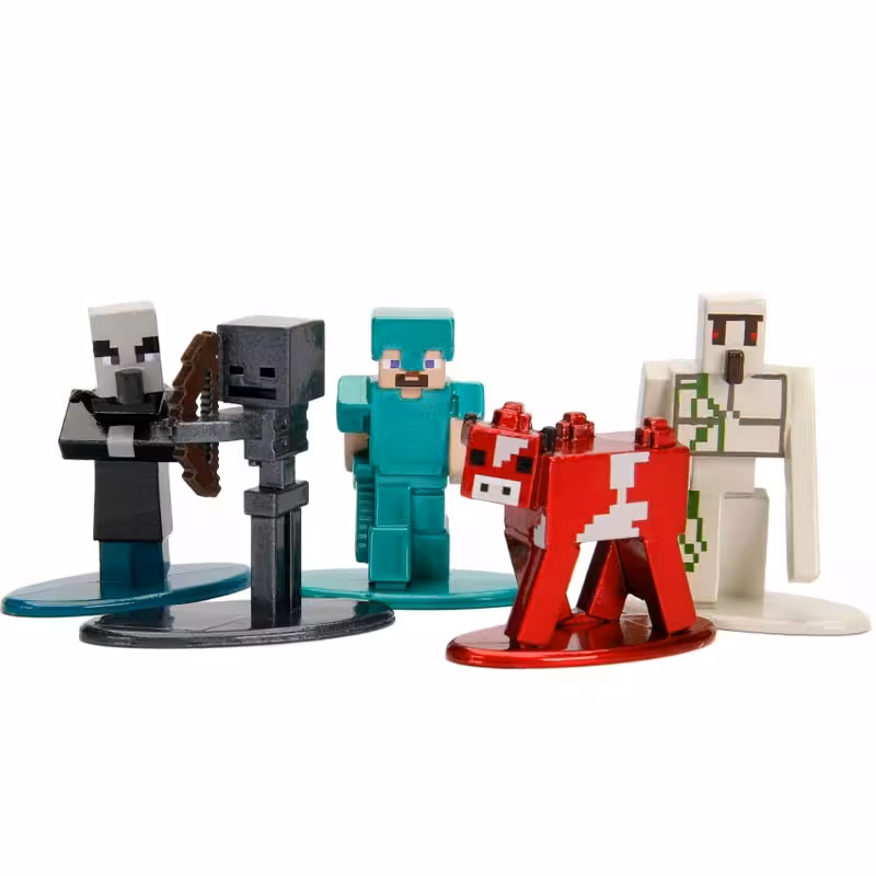 مینی فیگور 5 عددی فلزی ماینکرفت MINECRAFT کد 30127