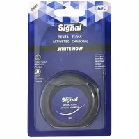 مشخصات، خرید و قیمت نخ دندان سفید کننده سیگنال حاوی زغال فعال 50 متری ⭐️ ویان مارکت