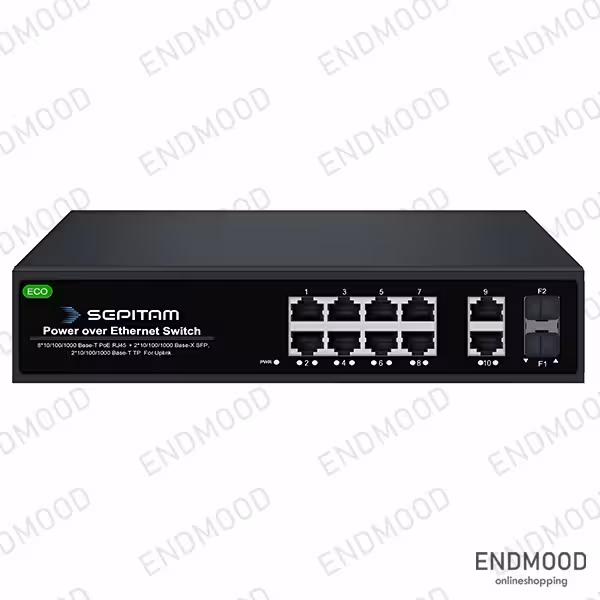 سوئیچ 8 پورت سپیتام مدل Sepitam-PS408G-DGDF-ECO