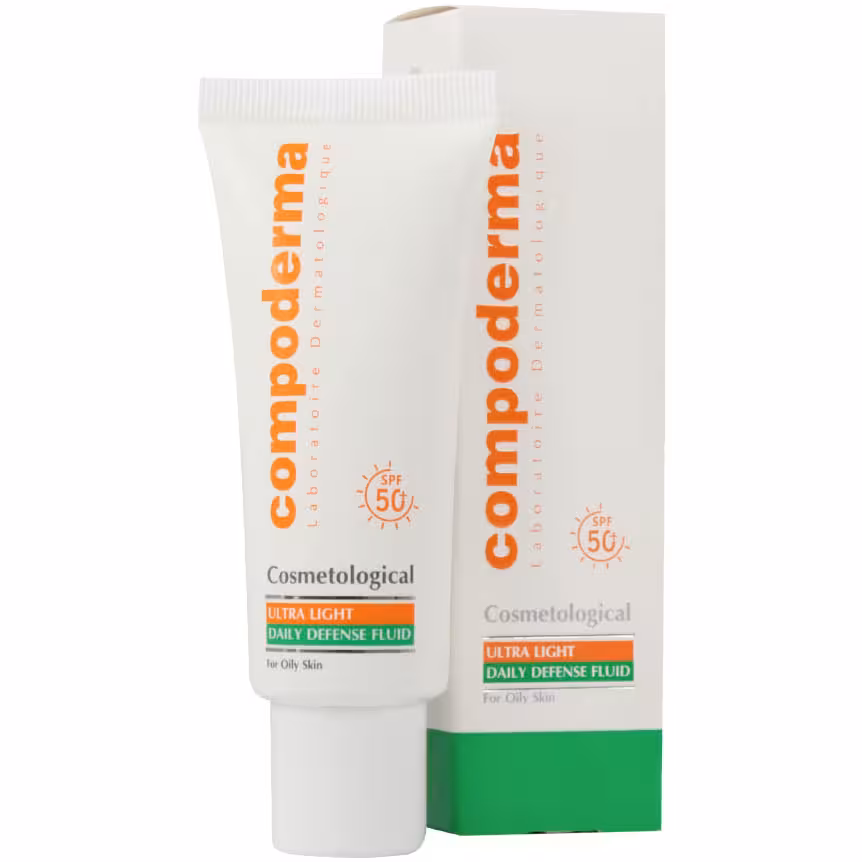 کرم ضد آفتاب SPF50 پوست چرب کامپودرما