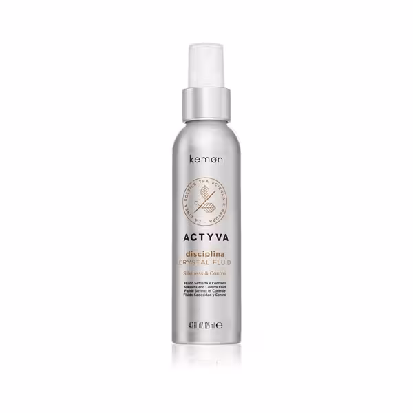 اسپری مو ضد وز کمون مدل Disciplina Crystal Fluid حجم 125 میل Kemon Actyva Disciplina Crystal Fluid