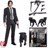 اکشن فیگور جان ویک | John Wick با سگ برند mafex