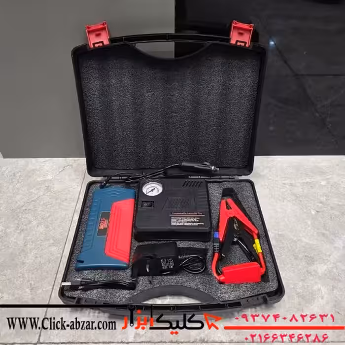 جامپ استارتر و کمپرسور فندکی باس مدلBs124