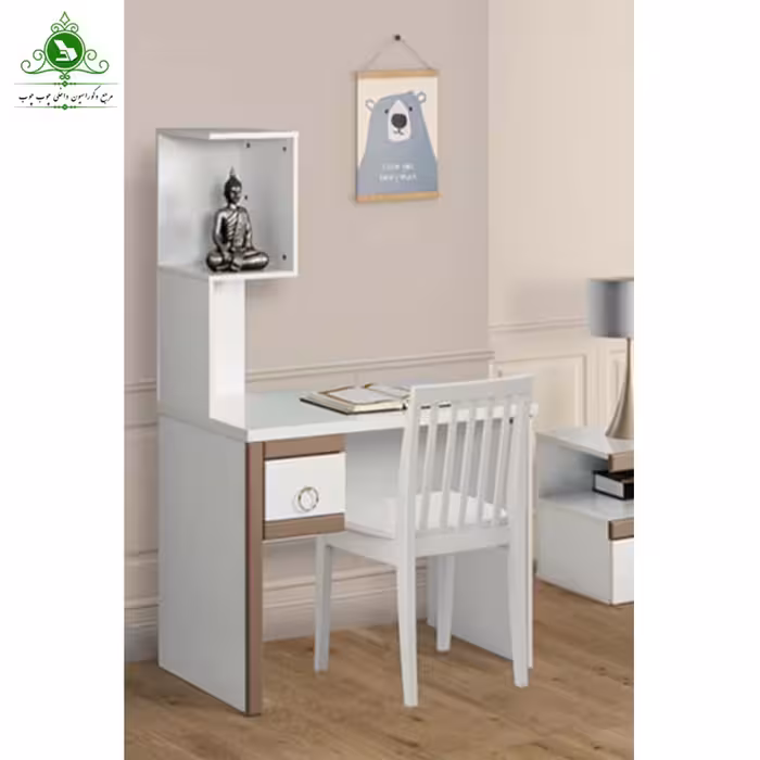 میز تحریر کتابخانه دار مدل فلورا