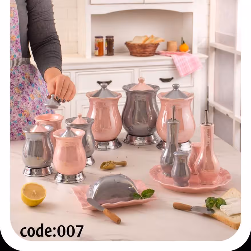 پاسماوری 14 پارچه برند هرمس کد 007 طوسی و صورتی صدفی