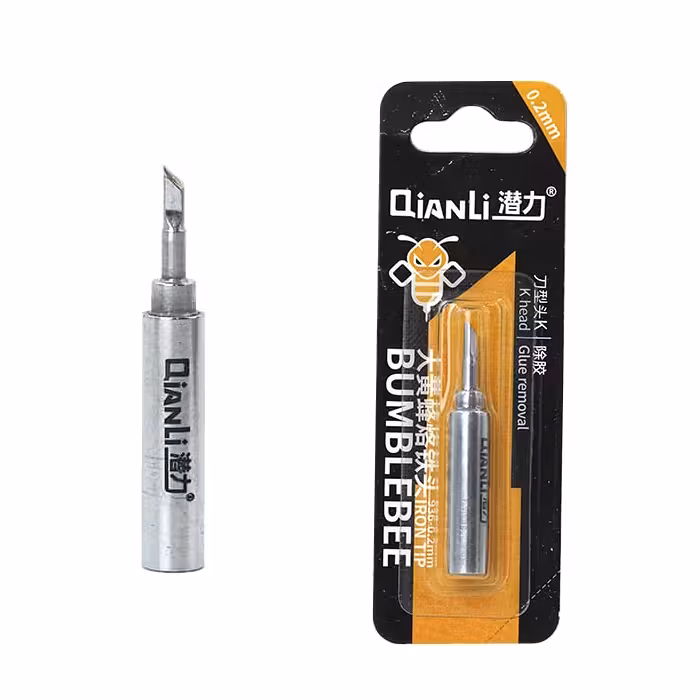 نوک هویه سر تبری کیانلی مدل QiANLi 0.2mm مخصوص هیتر و هویه