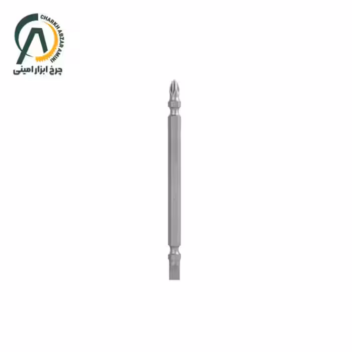 سر پیچ گوشتی یک سر دوسو یک سر چهارسو 110 میلی متری توسن مدل TDSH110-PHSL