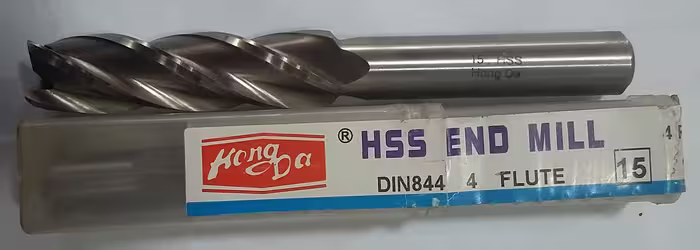 فرز انگشتی 4 پر بلند 15 میلیمتر HSS برند HongDa