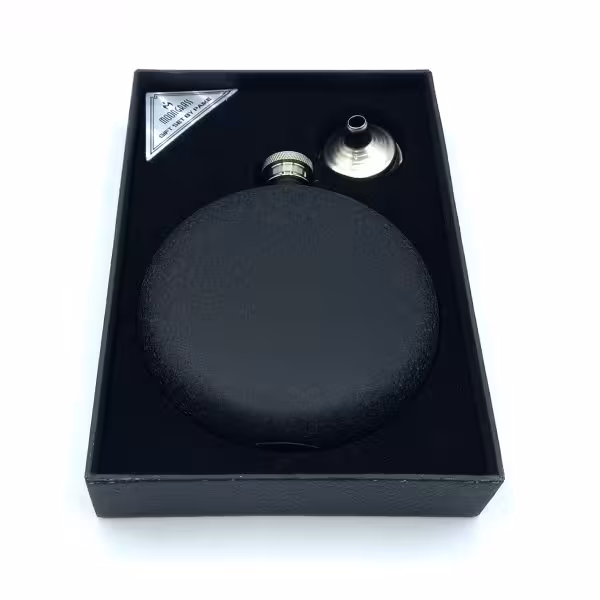 قمقمه جیبی تک استیل مدل آسفالتی کدa 510083