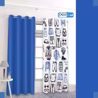 پرده تصویری طرح ابی فانتزی برند پرنا