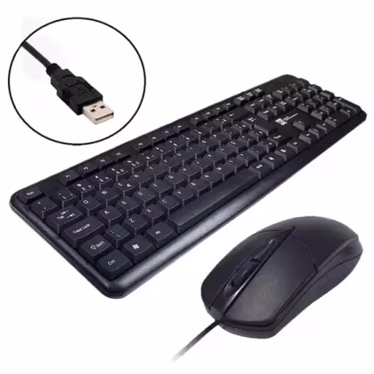 کیبورد و ماوس سیمدار R8 مدل 1901 R8 Mouse And Keyboard
