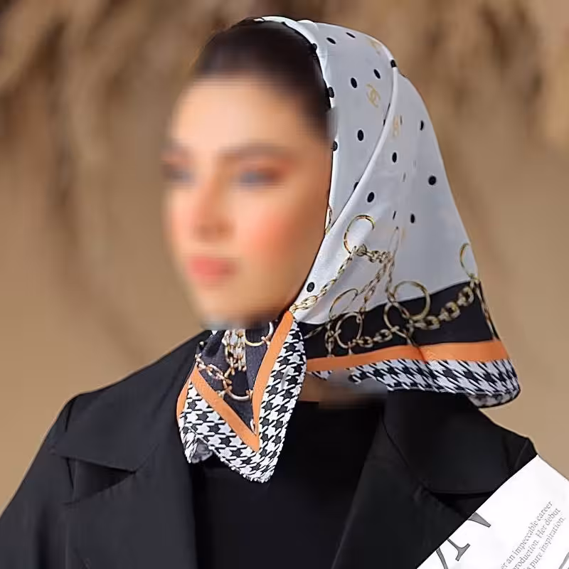 مینی روسری نخی 