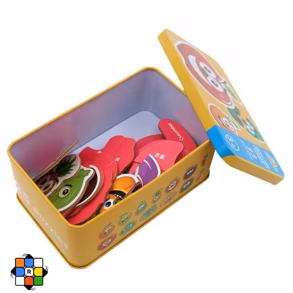 پازل دو تکه جعبه فلزی