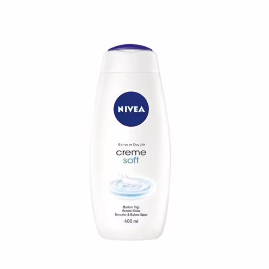 شامپو بدن نیوا NIVEA اورجینال آلمان مدل CREAM SOFT حجم 400 میل