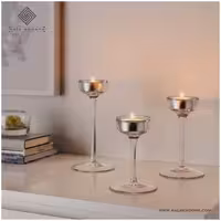 شمعدان بلور ایکیا مدل Blomster