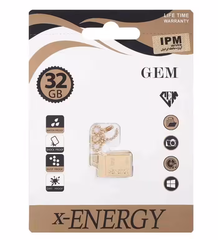 فلش مموری ایکس انرژی مدل Gem USB2.0 ظرفیت 32 گیگابایت