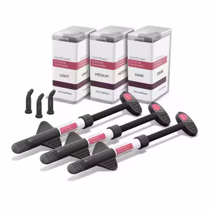 کامپوزیت اپتی شید کر- OPTISHADE SYRINGE SHADE