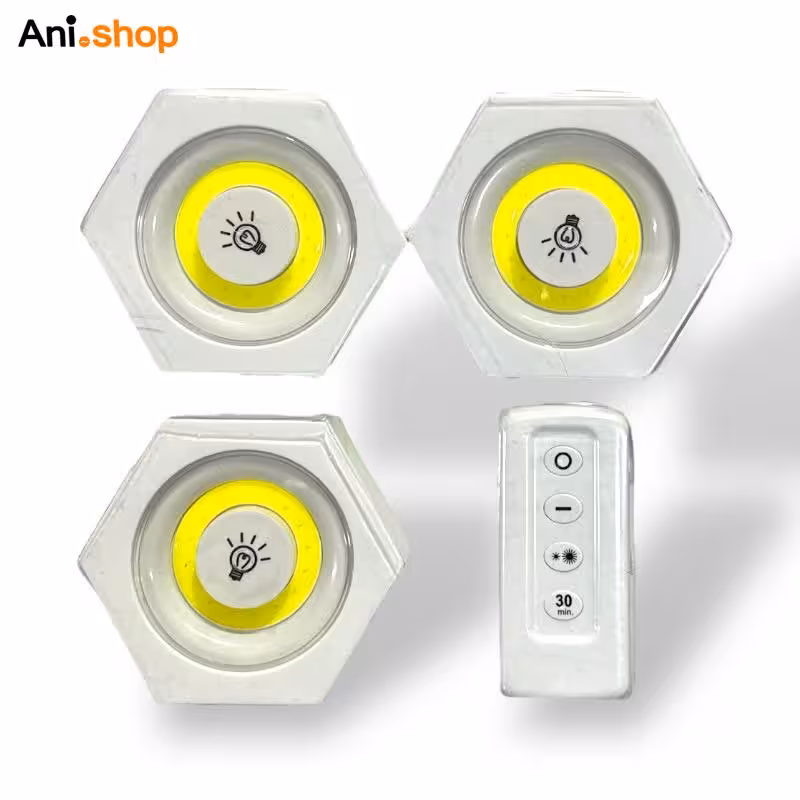 چراغ 3 قلو زیر کابینت