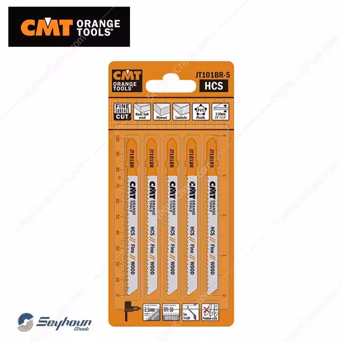 پک 5 عددی تیغ اره عمود بر چوب بر سی ام تی مدل CMT JT101BR-5