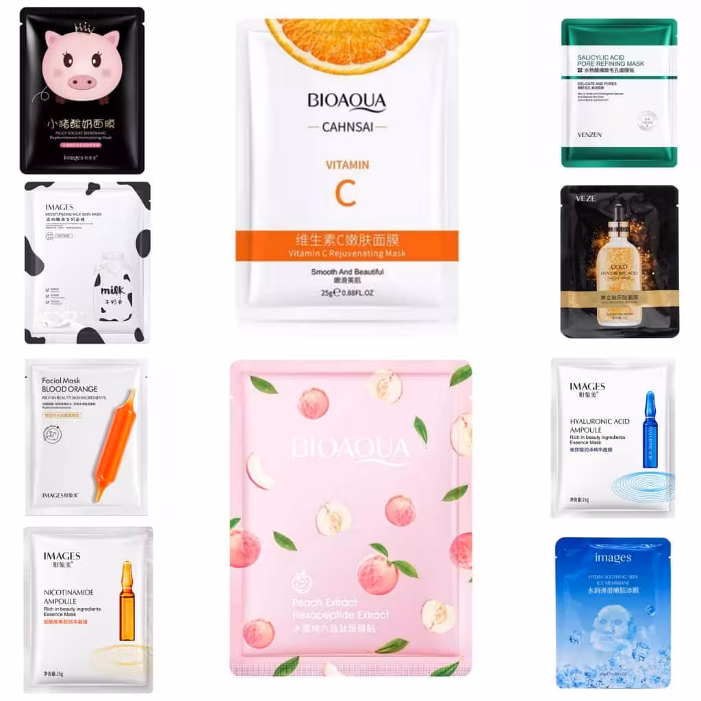 پک 30 عددی ماسک ورقه میکس -اورجینال-اورجینال