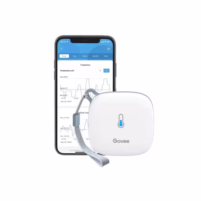 دماسنج و رطوبت‌سنج Govee Wi-Fi Thermo-Hygrometer H5179