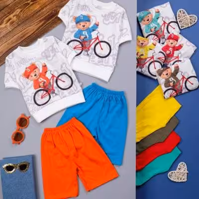 تیشرت شلوارک پسرانه