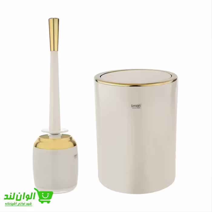 ست سطل و فرچه دو جداره لیمون طرح رومانتیک کد 27212