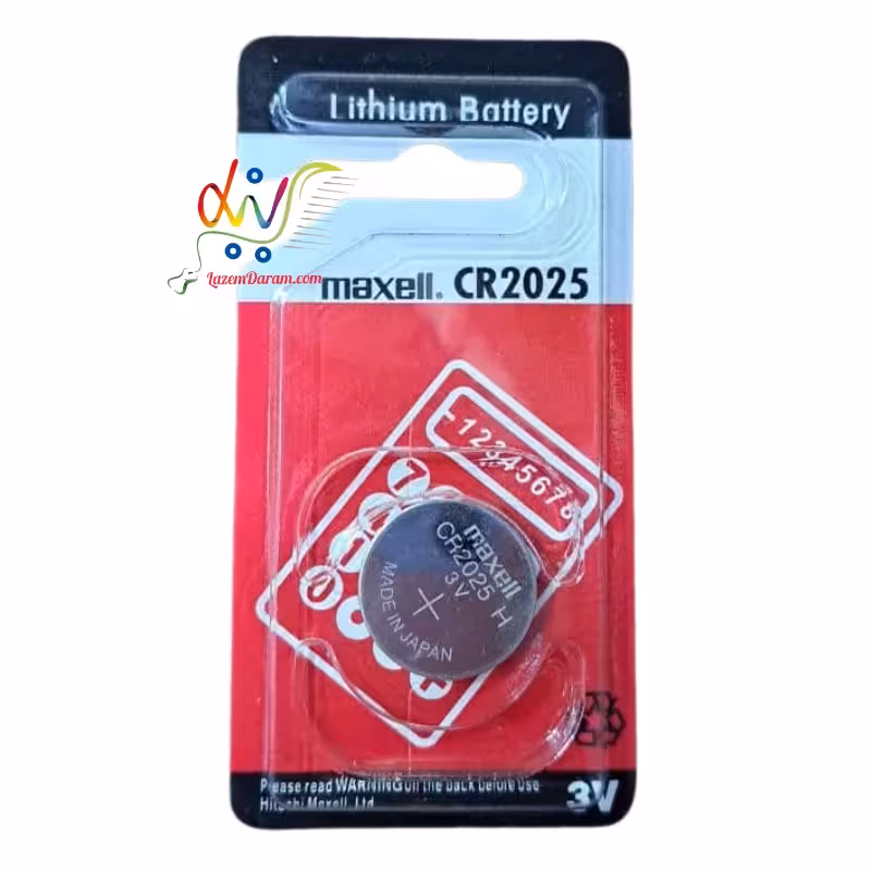 باطری سکه ای لیتیومی مکسل CR2025