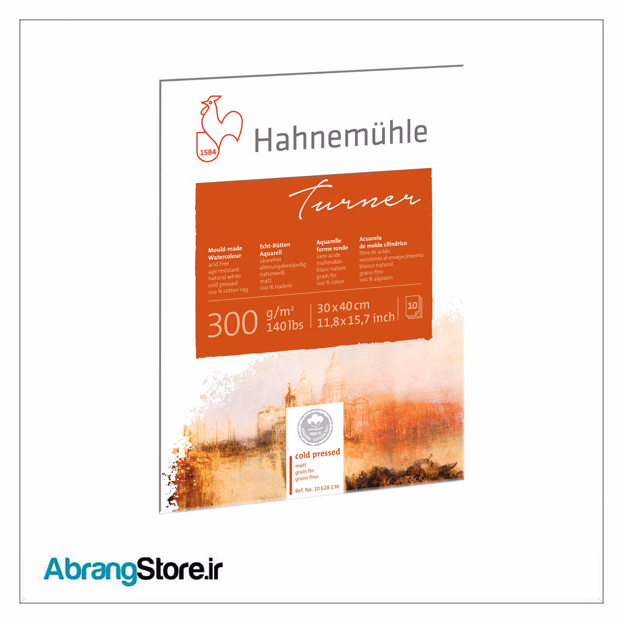 بلوک آبرنگ هانیموله سری ویلیام ترنر 30*40 کلدپرس 300 گرم (10628136)