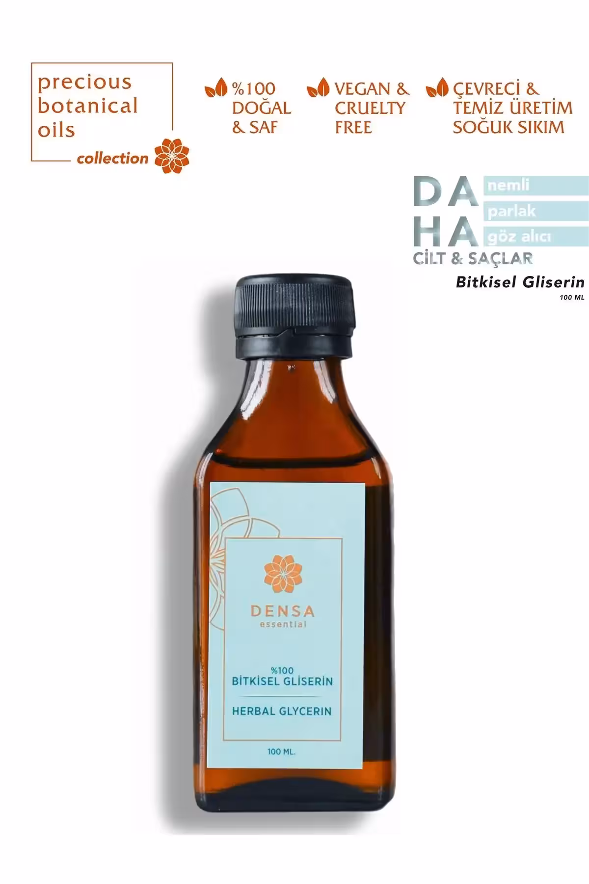 گلیسیرین گیاهی خالص سرد فشرده 100 میلی لیتر - 9049